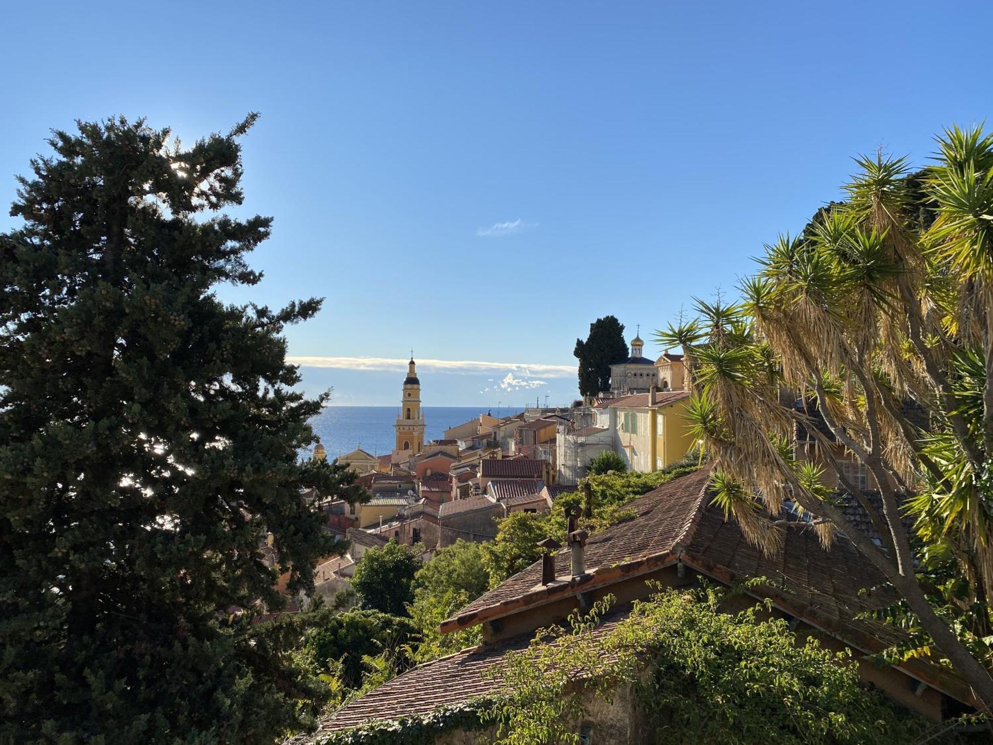 Le Vigia-Vue Mer-Terrasse-Climatisation-Parking Menton Cameră foto